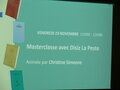 Le programme de la matinée