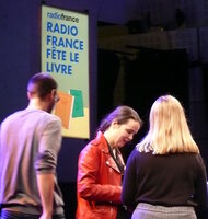 Une dédicace d'Amélie Nothomb