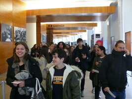 Départ pour le mythique studio 104