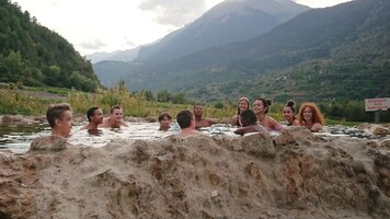 Les élèves en cure de thalassothérapie aux sources chaudes du Plan de (...)