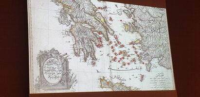 Carte de la révolte grecque